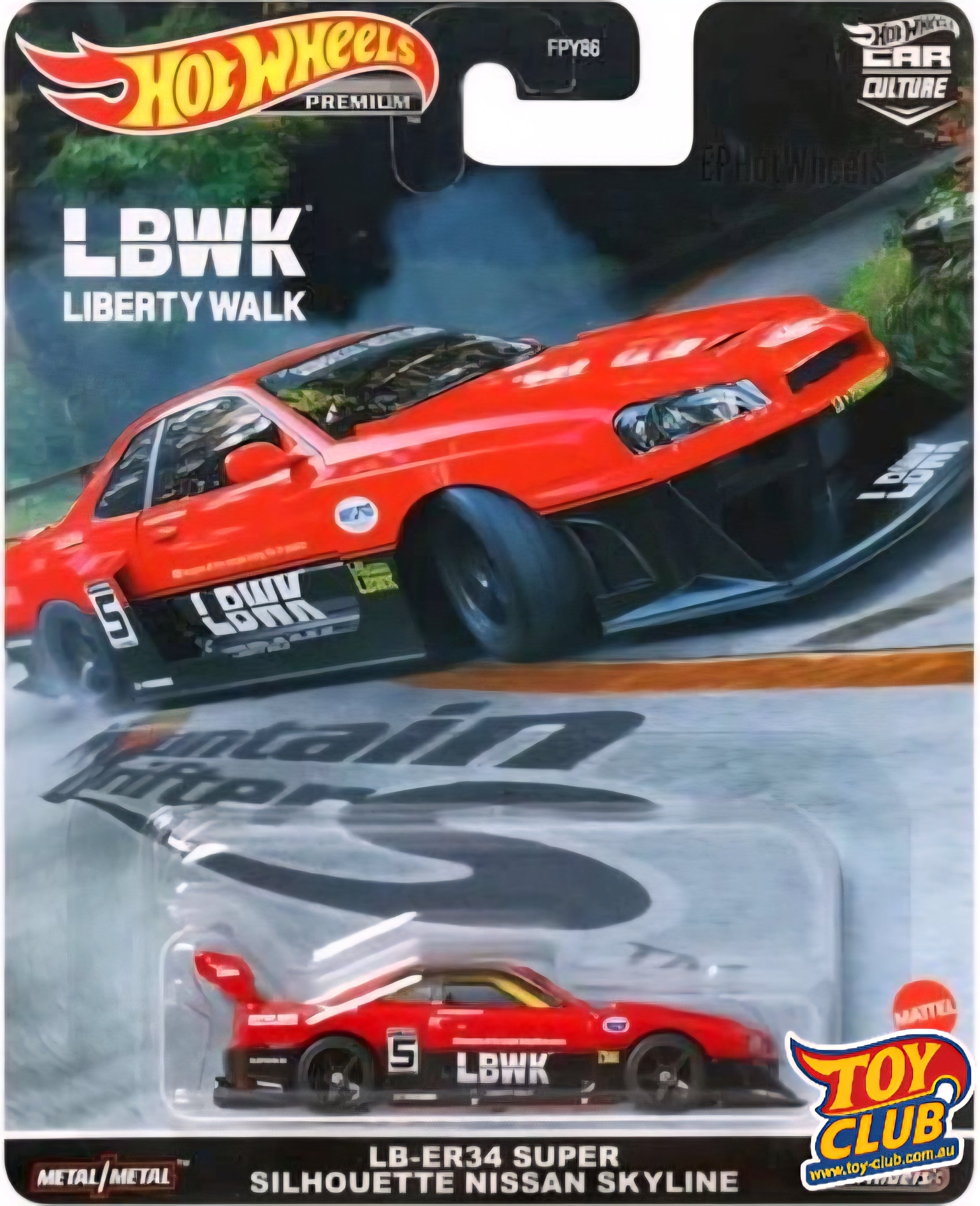Hot Wheels Premium - Mountain Drifters - Liberty Walk Nissan