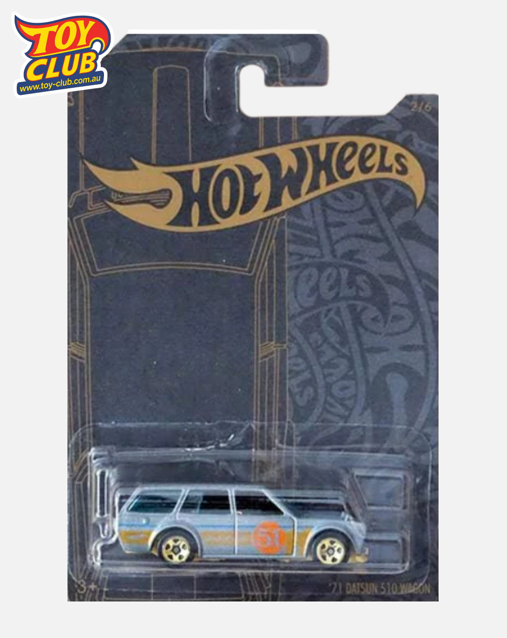 Hot Wheels 51st Anniversary '71 Datsun Bluebird 510 Wagon