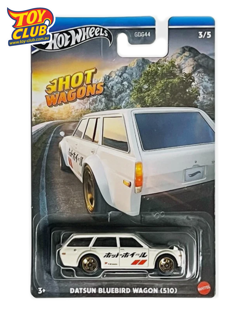 Hot Wheels Hot Wagons Datsun Bluebird 510 Wagon 3/5