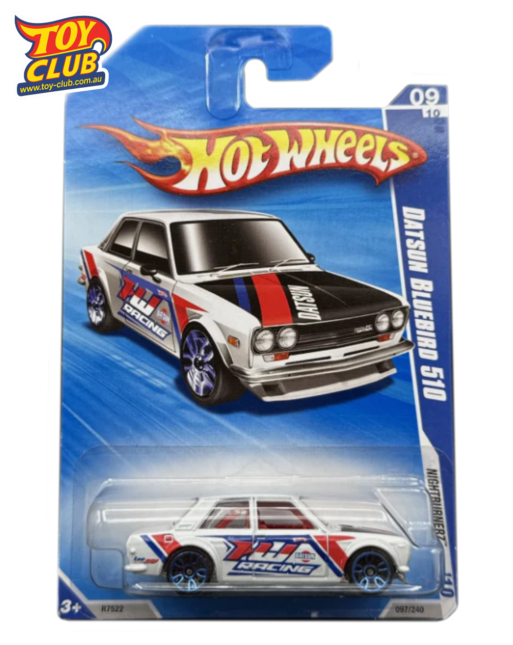Hot Wheels Nightburnerz '10 Datsun Bluebird 510