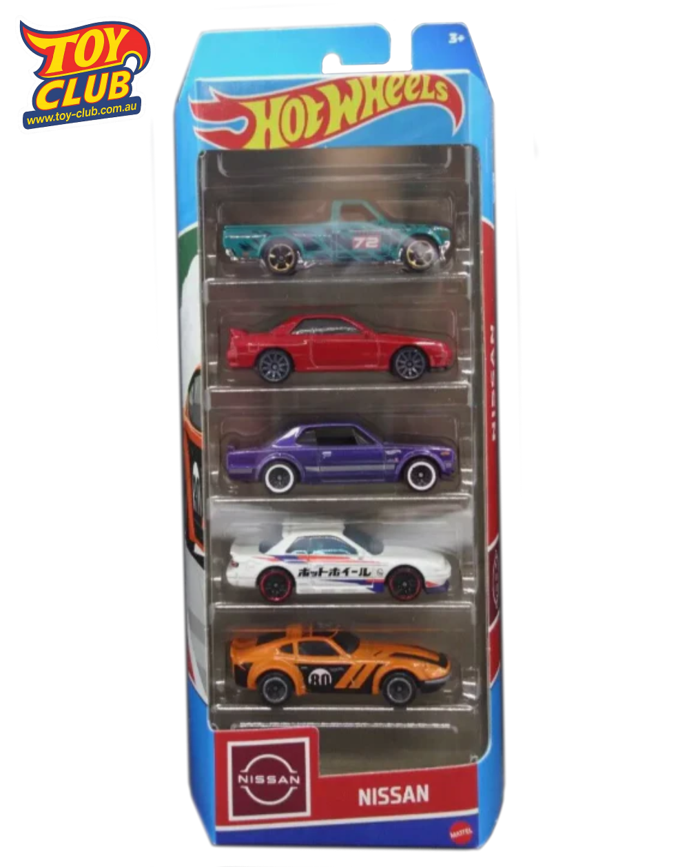 Hot Wheels Nissan 5 Pack 2022 Skyline Datsun