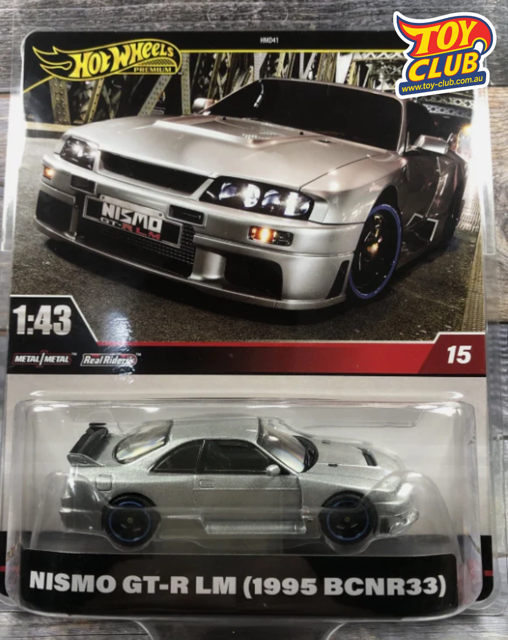Hot Wheels Premium Nissan Nismo GT-R LM (1995 BCNR33) 1:43 scale