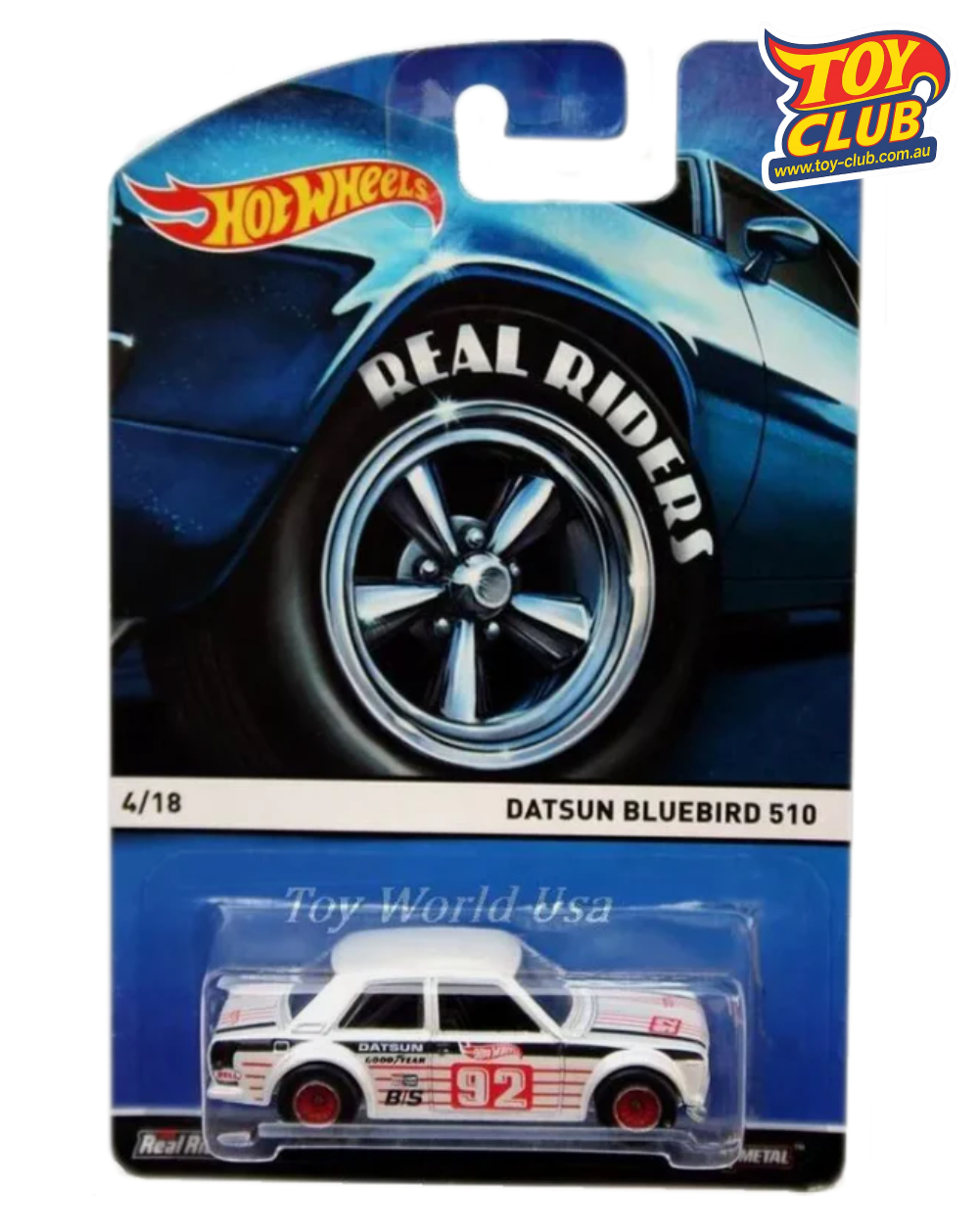 Hot Wheels Real Riders Datsun Bluebird 510