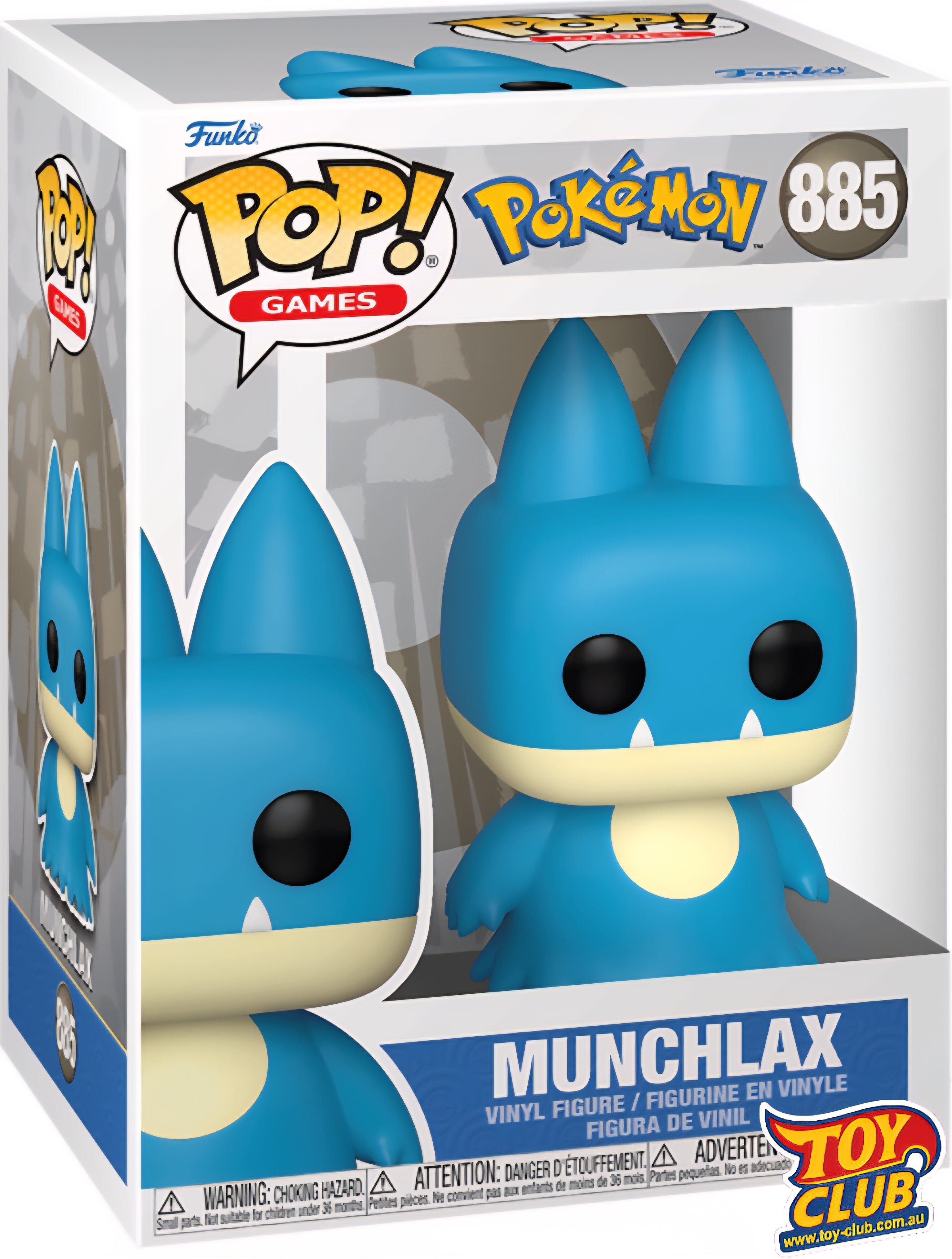 Funko Pop! Pokemon - Munchlax, Vinyl Figure #885 #62269