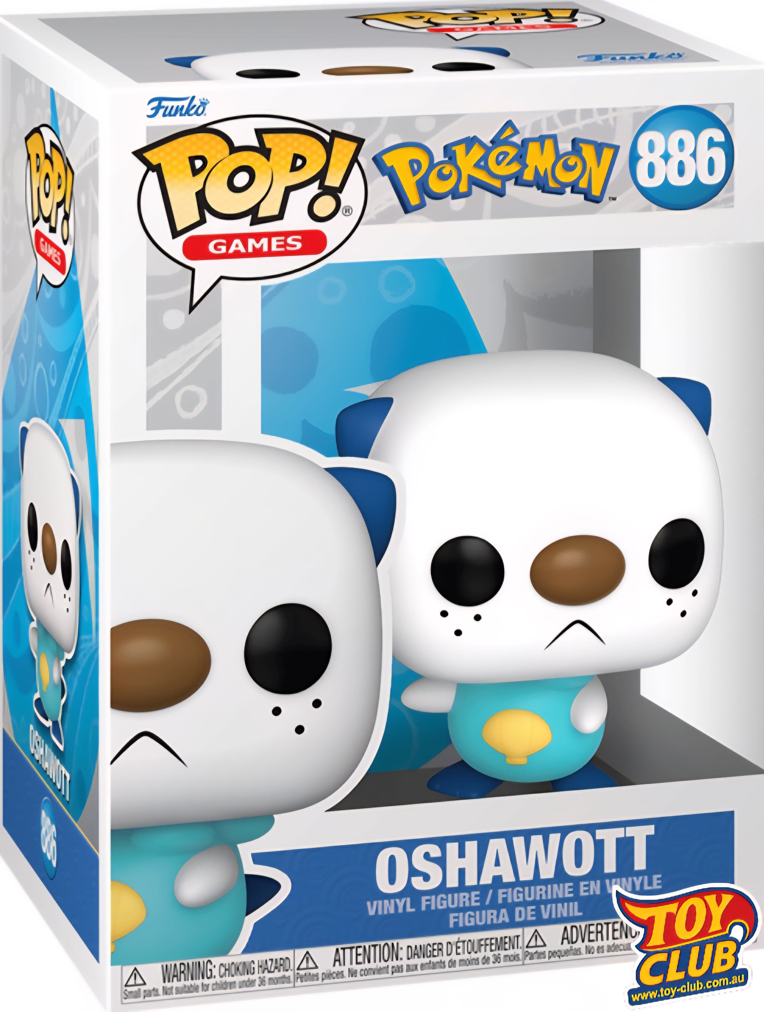 Funko Pop! Pokemon - Oshawott, Vinyl Figure #886 #62268