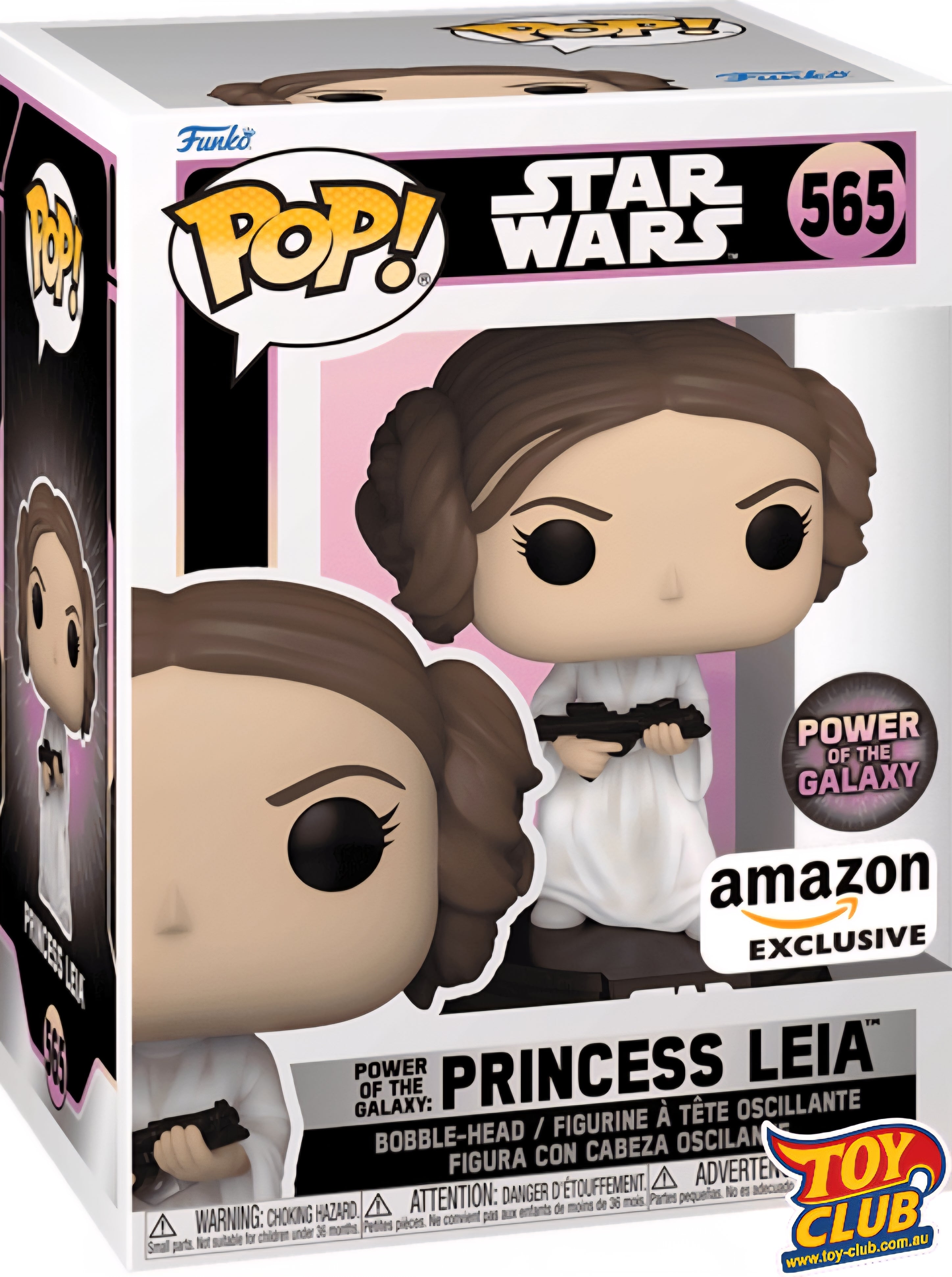 Funko Pop! Star Wars - Power of the Galaxy, Princess Leia - Limited Amazon Exclusive Vinyl Figure #656 #66481