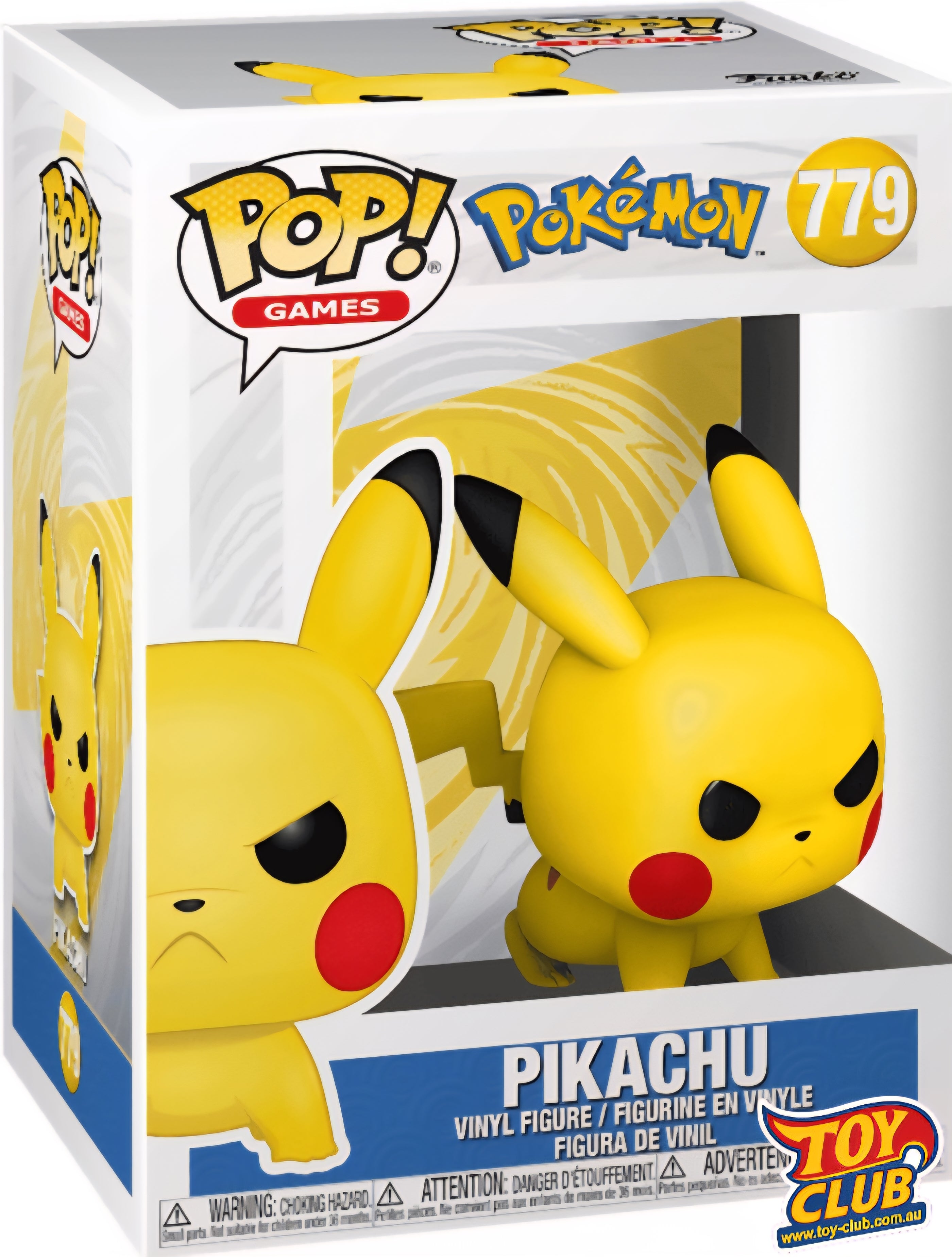 Funko Pop! Pokemon - Pikachu - Attack Stance, Vinyl Figure #779 #55228