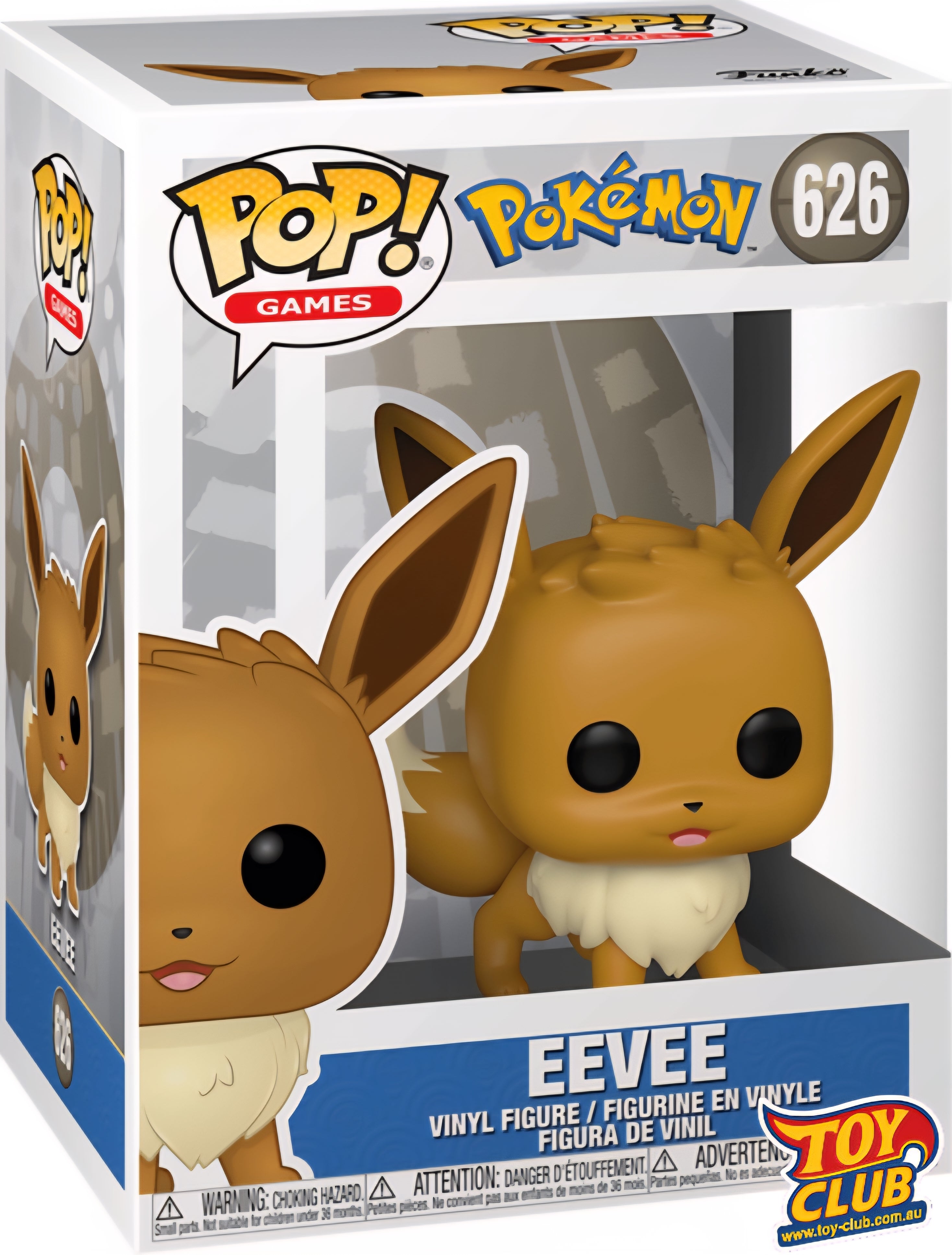 Funko Pop! Pokemon - Eevee Standing Pose, Vinyl Figure #626 #50544