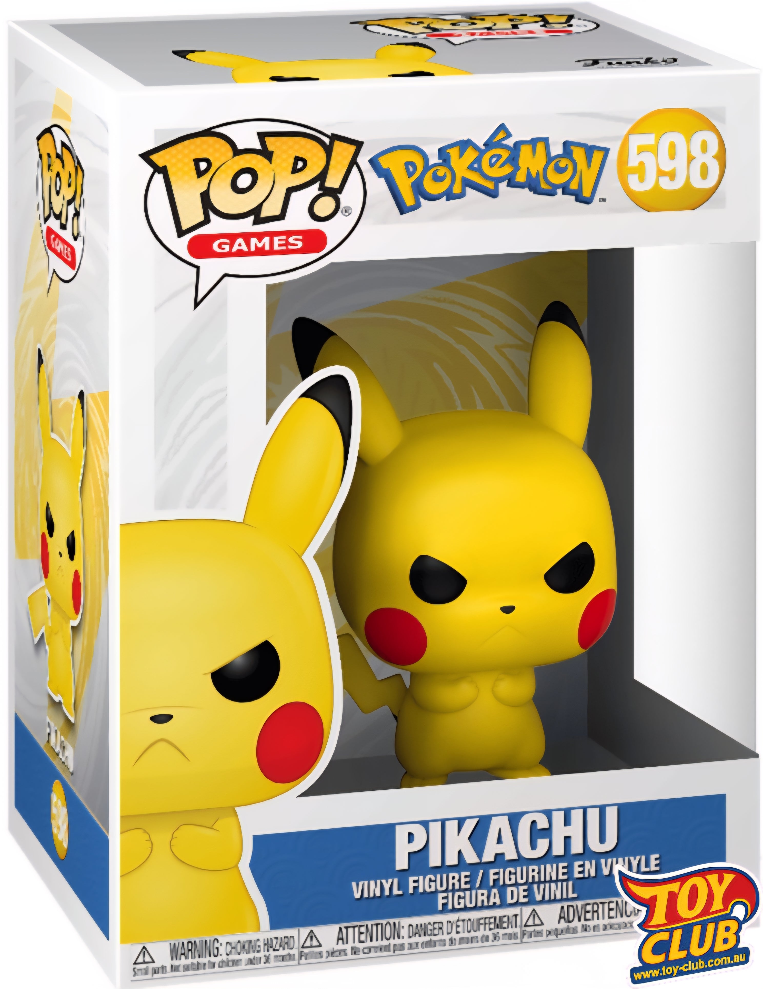 Funko Pop! Pokemon - Pikachu, Grumpy Vinyl Figure #598 #48401