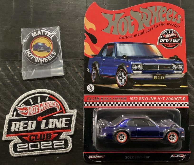 Hot Wheels RLC Club Exclusive 1972 Nissan Skyline H/T 2000 GT-R