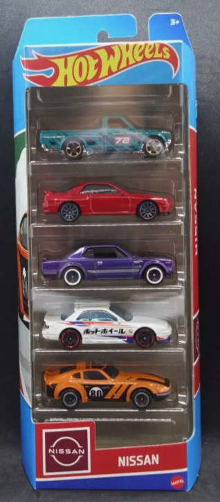 Hot Wheels Nissan 5 Pack 2022 Skyline Datsun