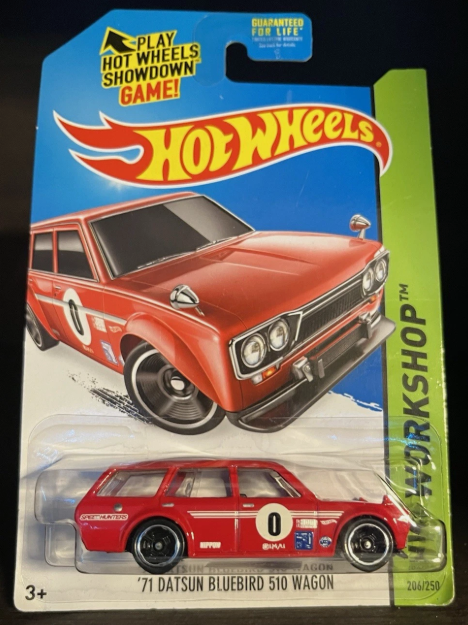 Hot Wheels HW Workshop '71 Datsun Bluebird 510 Wagon