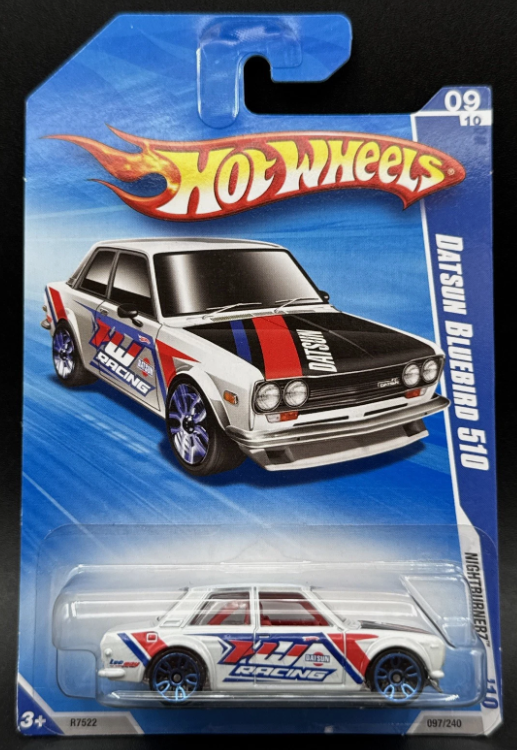 Hot Wheels Nightburnerz '10 Datsun Bluebird 510