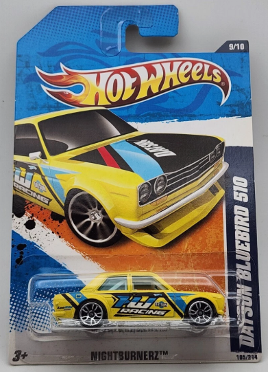 Hot Wheels Nightburnerz Datsun Bluebird 510