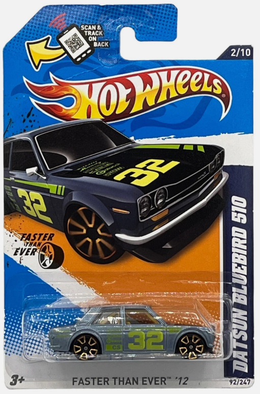 Hot Wheels Faster Than Ever 12 Datsun Bluebird 510