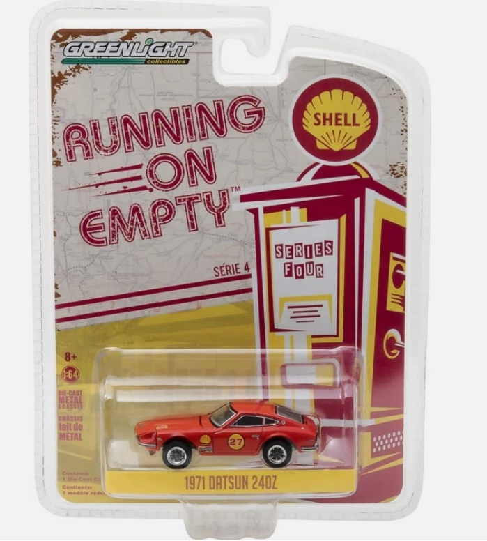 Greenlight Running On Empty Shell 1971 Datsun 240Z Series 4