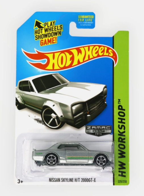 Hot Wheels HW Workshop Nissan Skyline H/T 2000 GT-X Zamac