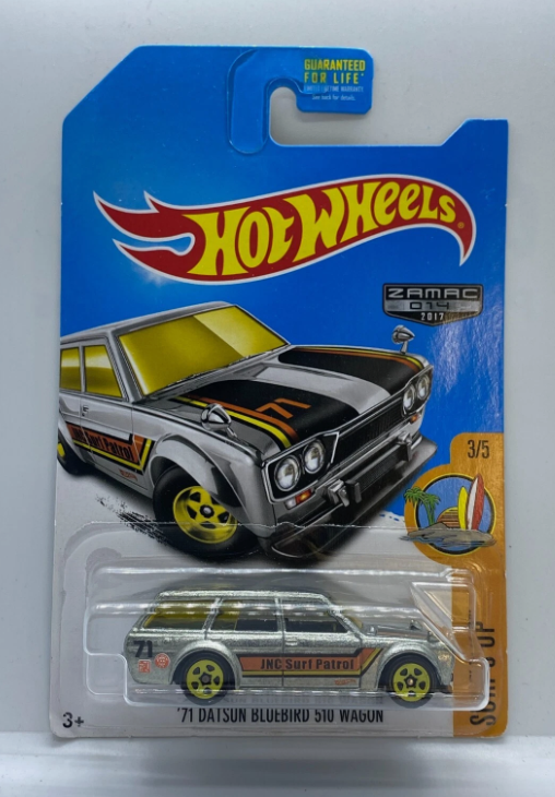 Hot Wheels Surf's Up '71 Datsun Bluebird 510 Wagon Zamac