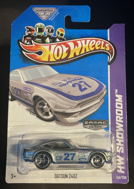 Hot Wheels HW Showroom Datsun 240Z Zamac