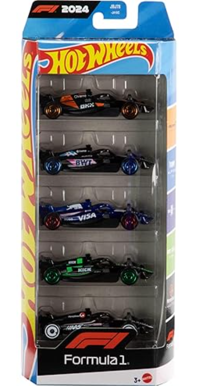 Hot Wheels Formula 1 F1 2024 5 Pack