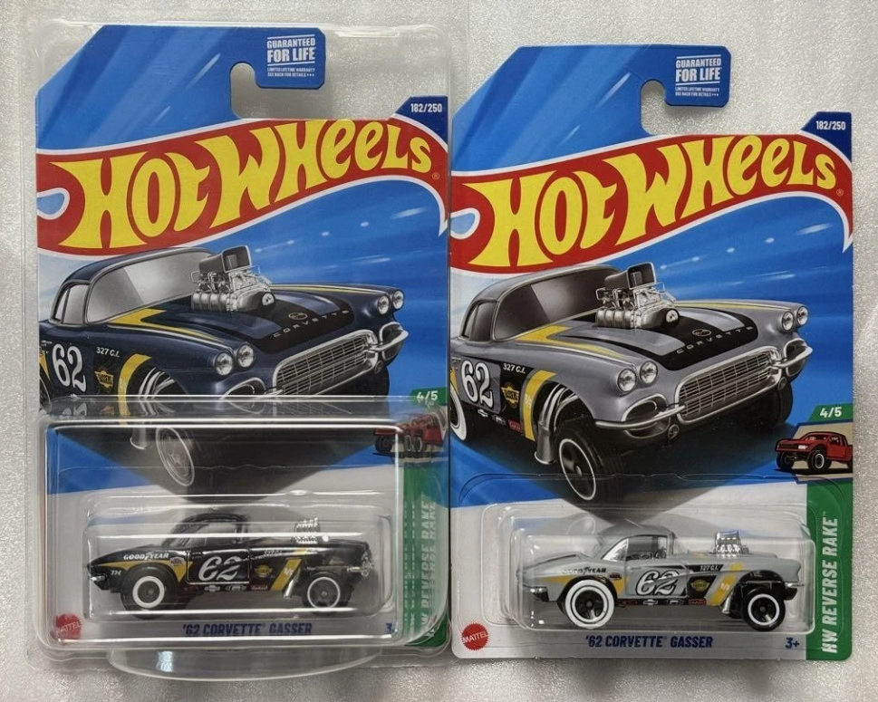 Hot Wheels 62' Corvette Gasser Super Treasure Hunt PLUS Mainline Set
