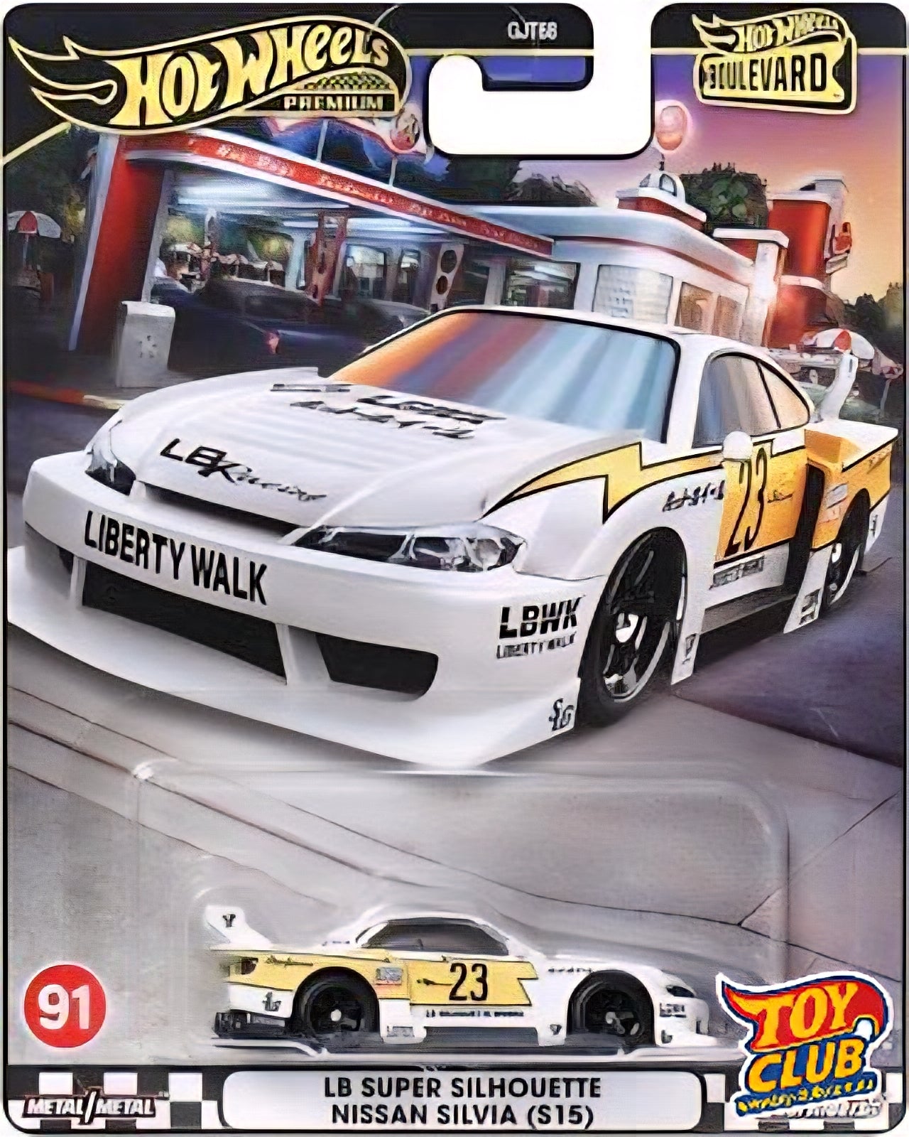 Hot Wheels - Boulevard - No.91 LBWK Super Silhouette Nissan Silvia S15