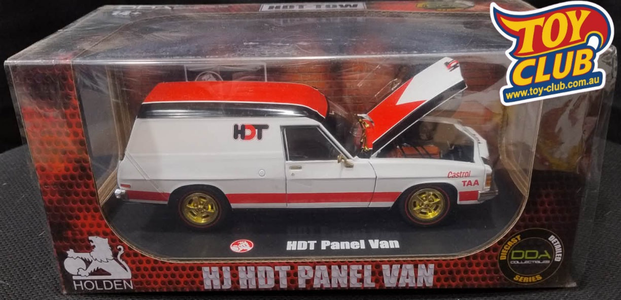 DDA Holden HJ HDT Panel Van GOLD CHASE HDT-TOW 1:24 Scale Model