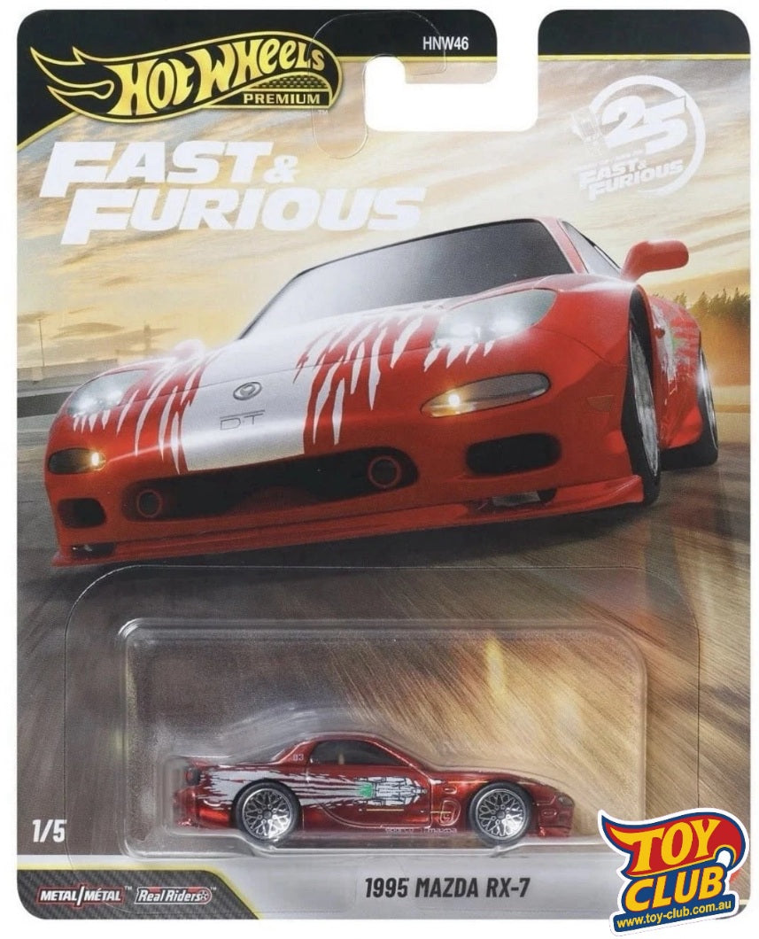 Hot Wheels Fast & Furious CHASE ‘95 Mazda RX-7 25th Anniversary