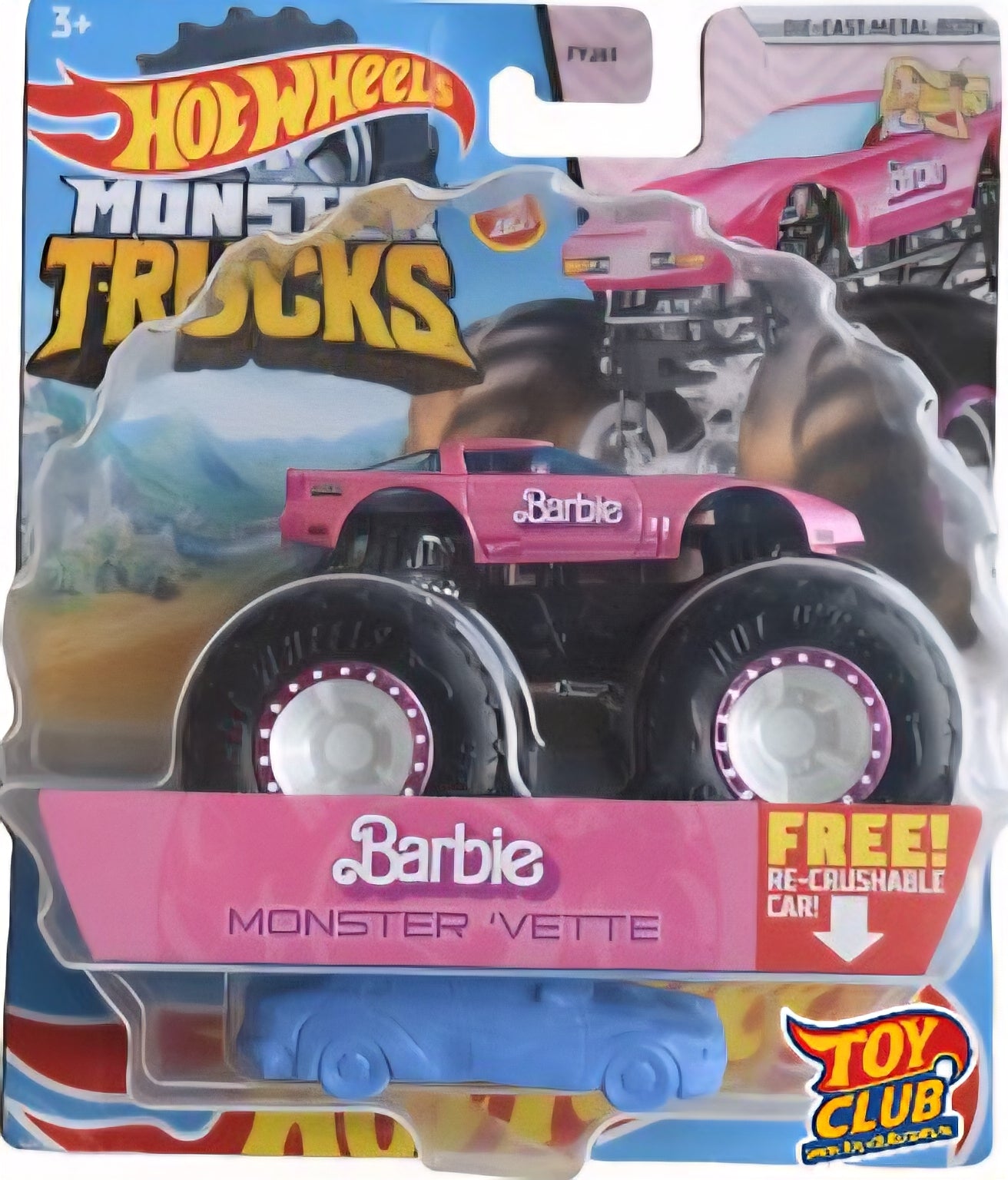 Hot Wheels - Monster Trucks - Barbie Monster Vette