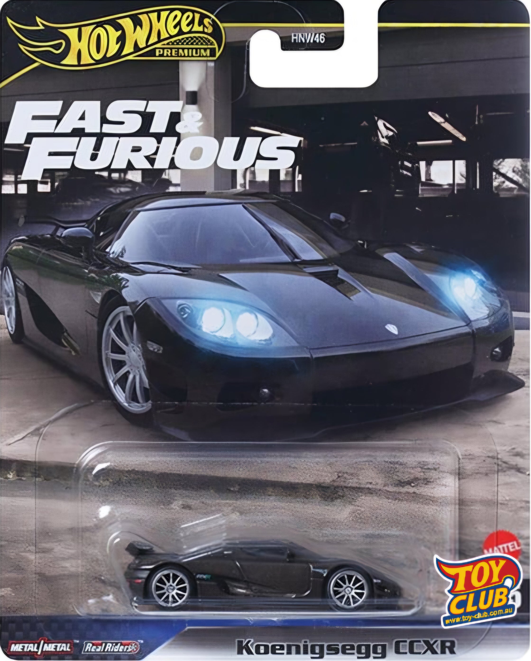 Hot Wheels Fast & Furious Premium Mix Koenigsegg CCXR 3/5 Real Riders