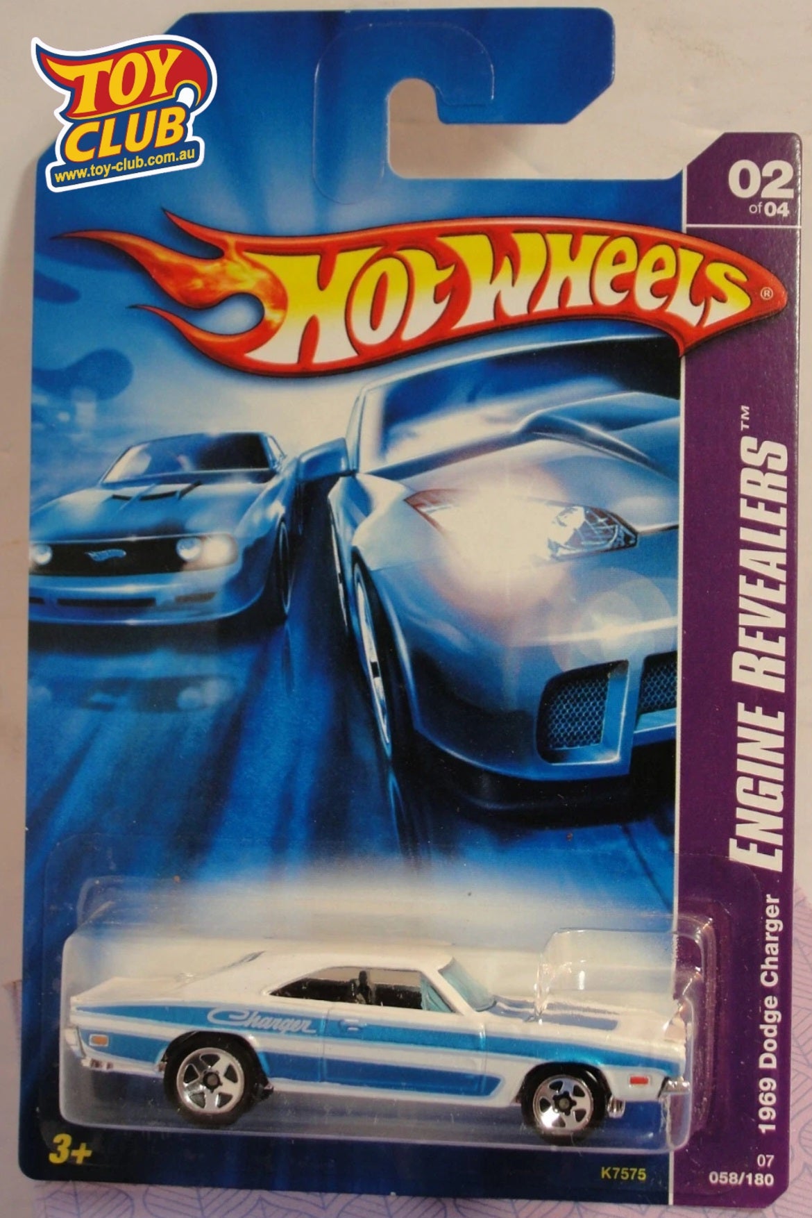2007 Hot Wheels Engine Revealers 1969 Dodge Charger