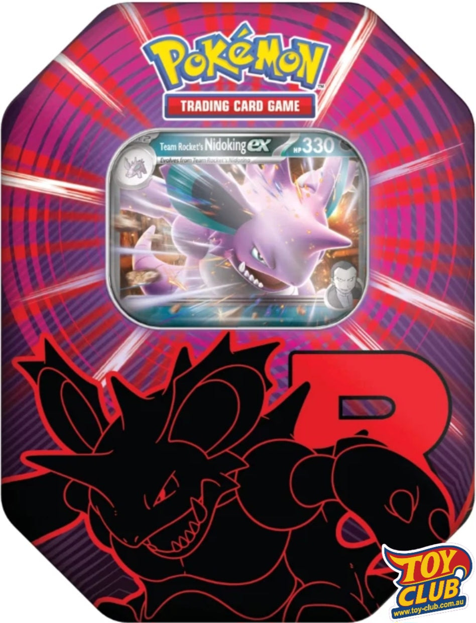 Pokémon TCG - Scarlet & Violet - Nidoking ex Team Rocket Tin