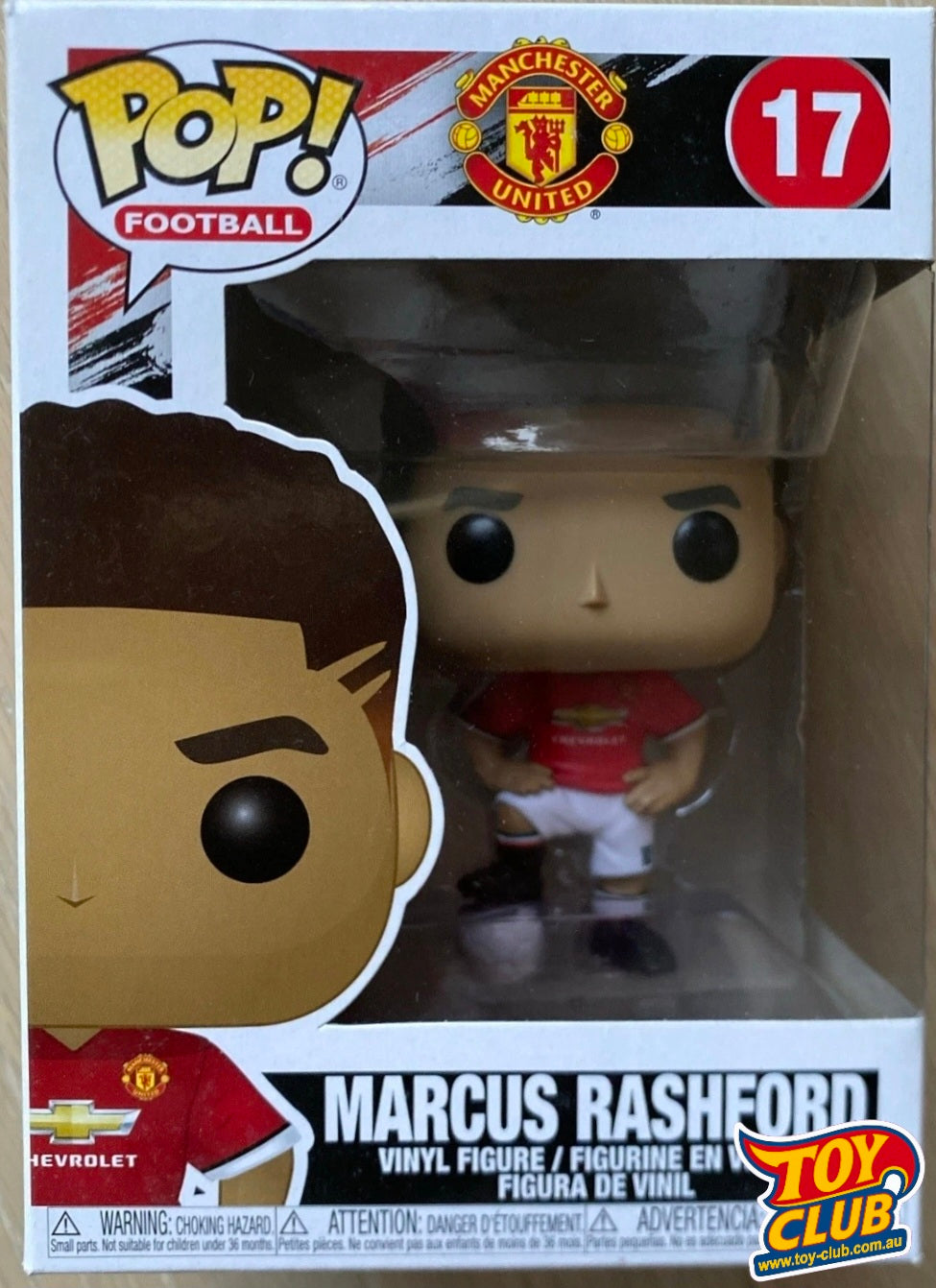 Funko Pop! Football - Manchester United Marcus Rashford - Vinyl Figure #17