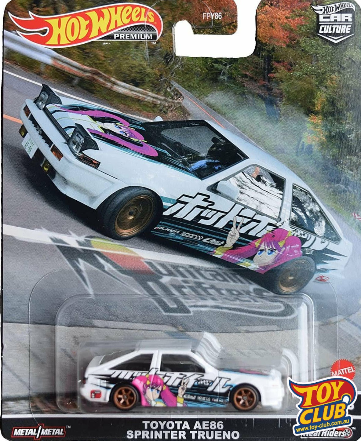 Hot Wheels Premium - Mountain Drifters - Toyota AE86 Sprinter Trueno 1/5