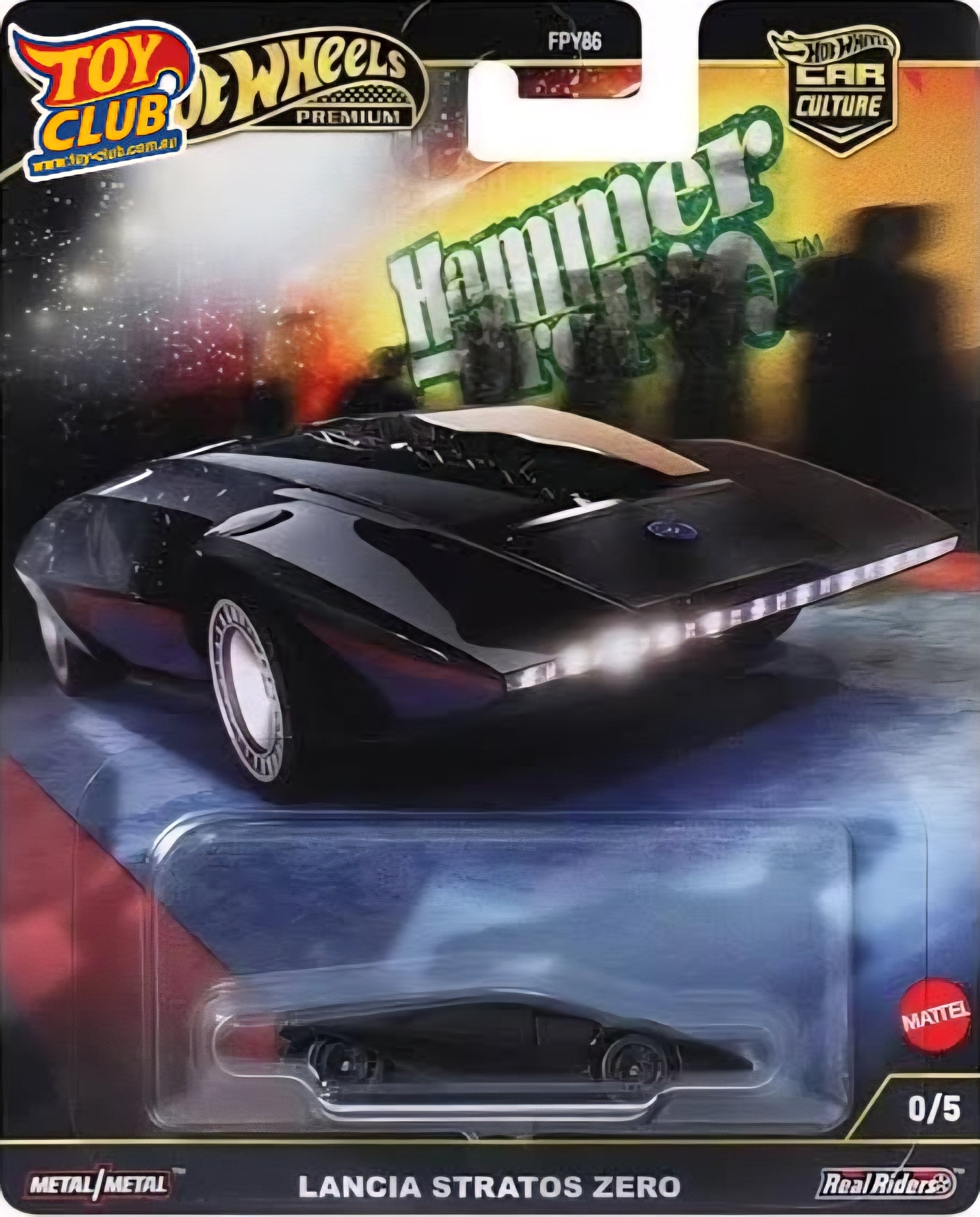 Hot Wheels - 2025 Car Culture Hammer - Lancia Stratos Zero CHASE 0/5