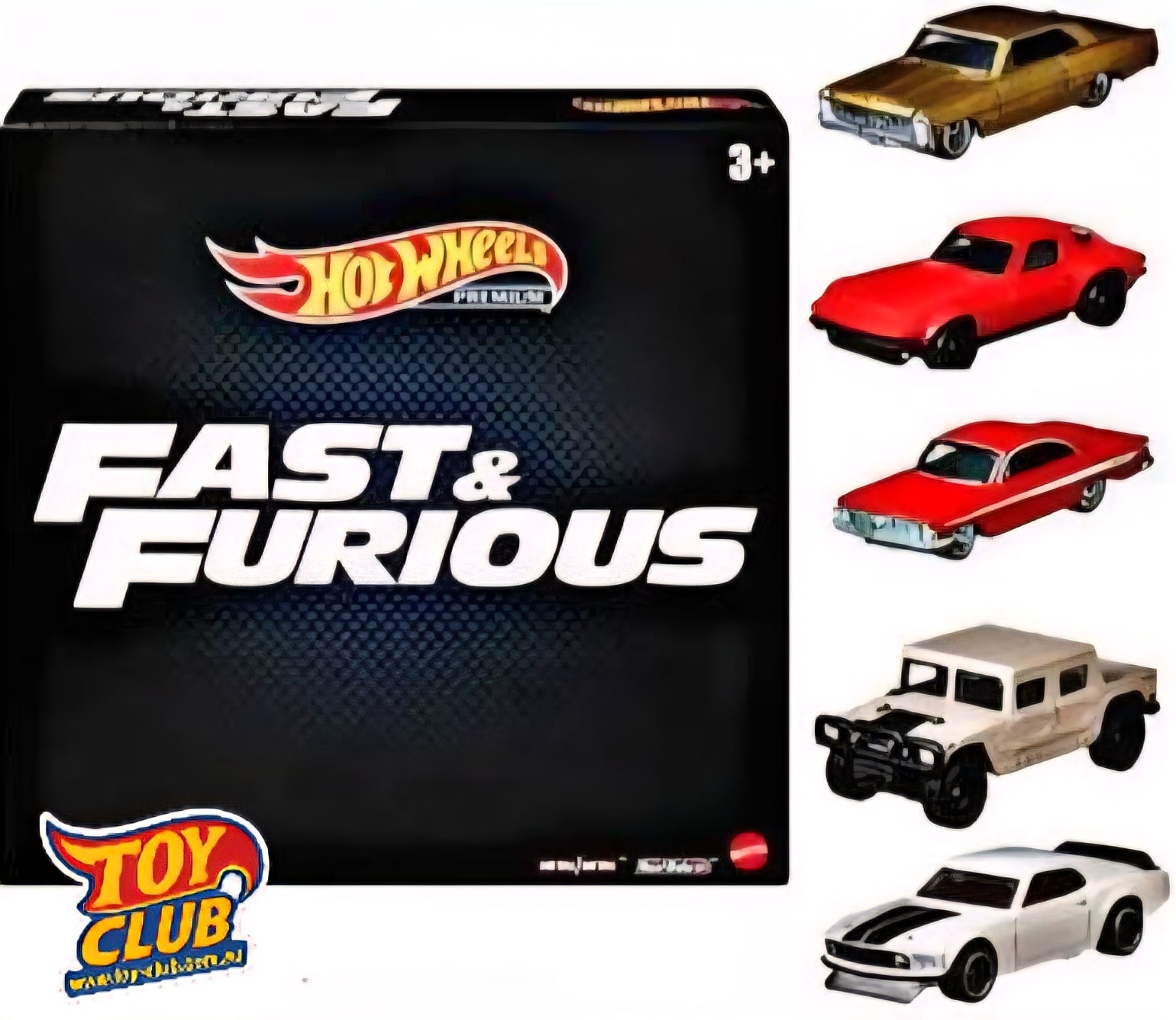 Hot Wheels Premium - Fast & Furious - 5 Car Box Set