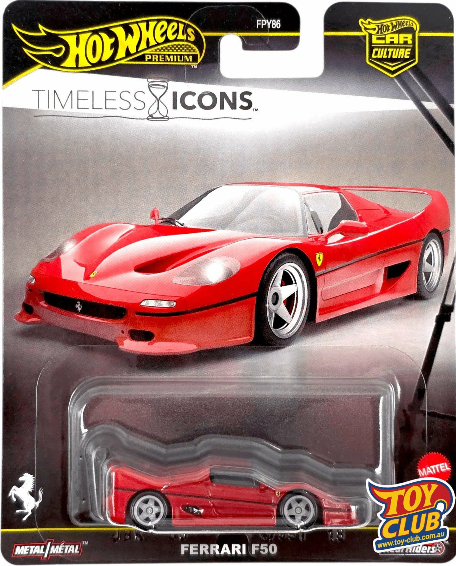 Hot Wheels Premium - Car Culture - Ferrari F50 - 1/5