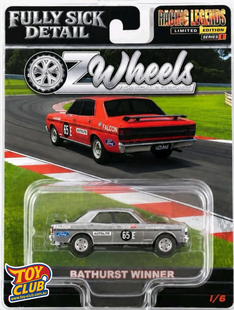 Oz Wheels RAW CHASE 1:64 Racing Legends 1971 Bathurst Winner Allan Moffat XY