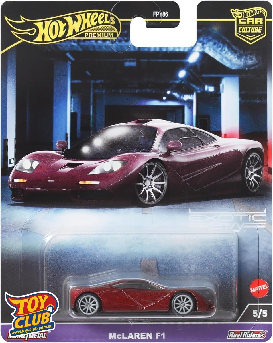 Hot Wheels Premium Car Culture Exotic Envy McLaren F1 2/5 Real Riders 2024