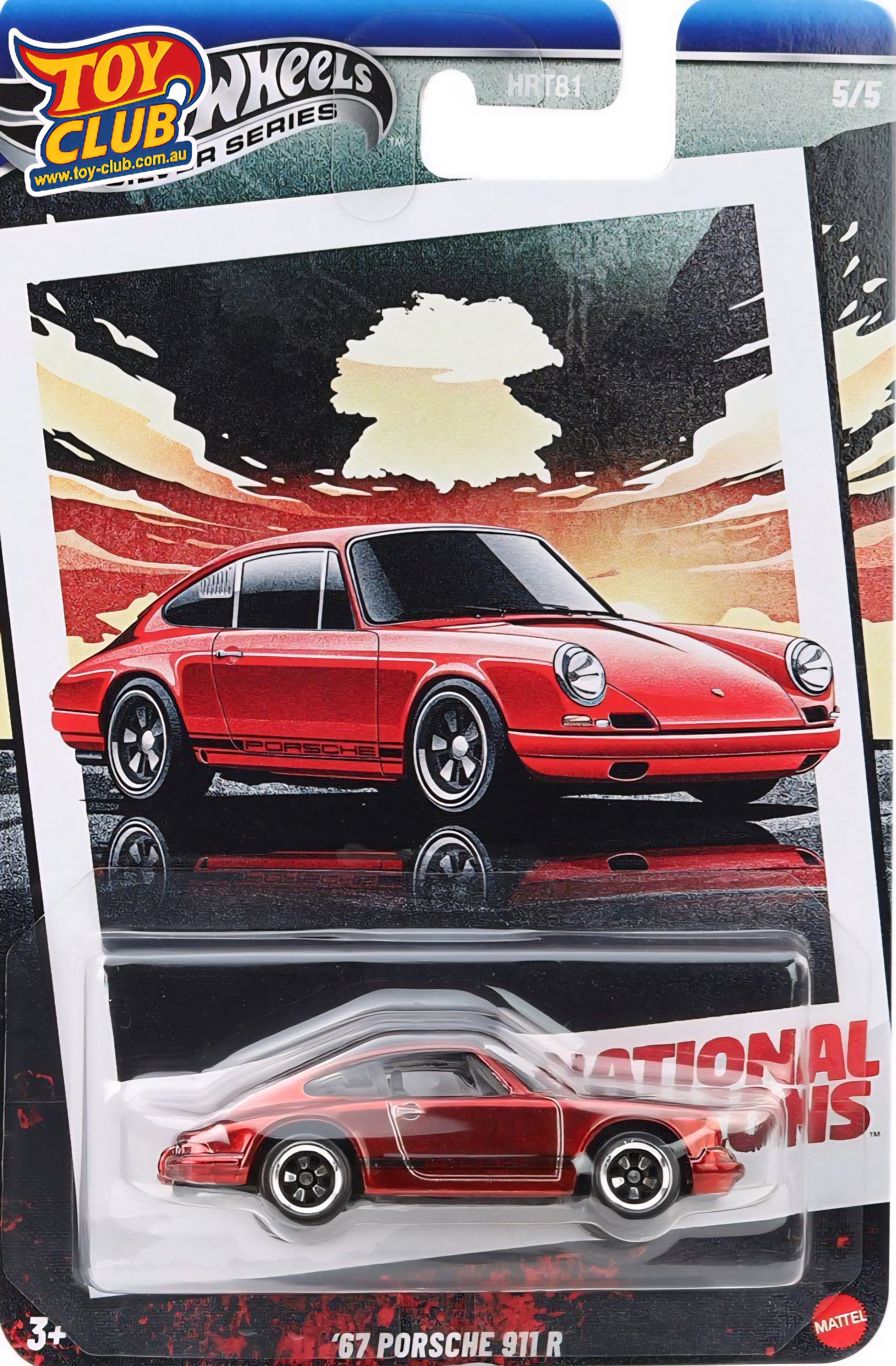 Hot Wheels - Silver Series 67 PORSCHE 911 R (Red Metallic) CHASE
