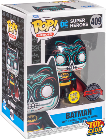 Funko Pop! DC Comics - Super Heroes - Batman Glow in the Dark, Vinyl Figure #409 #58180