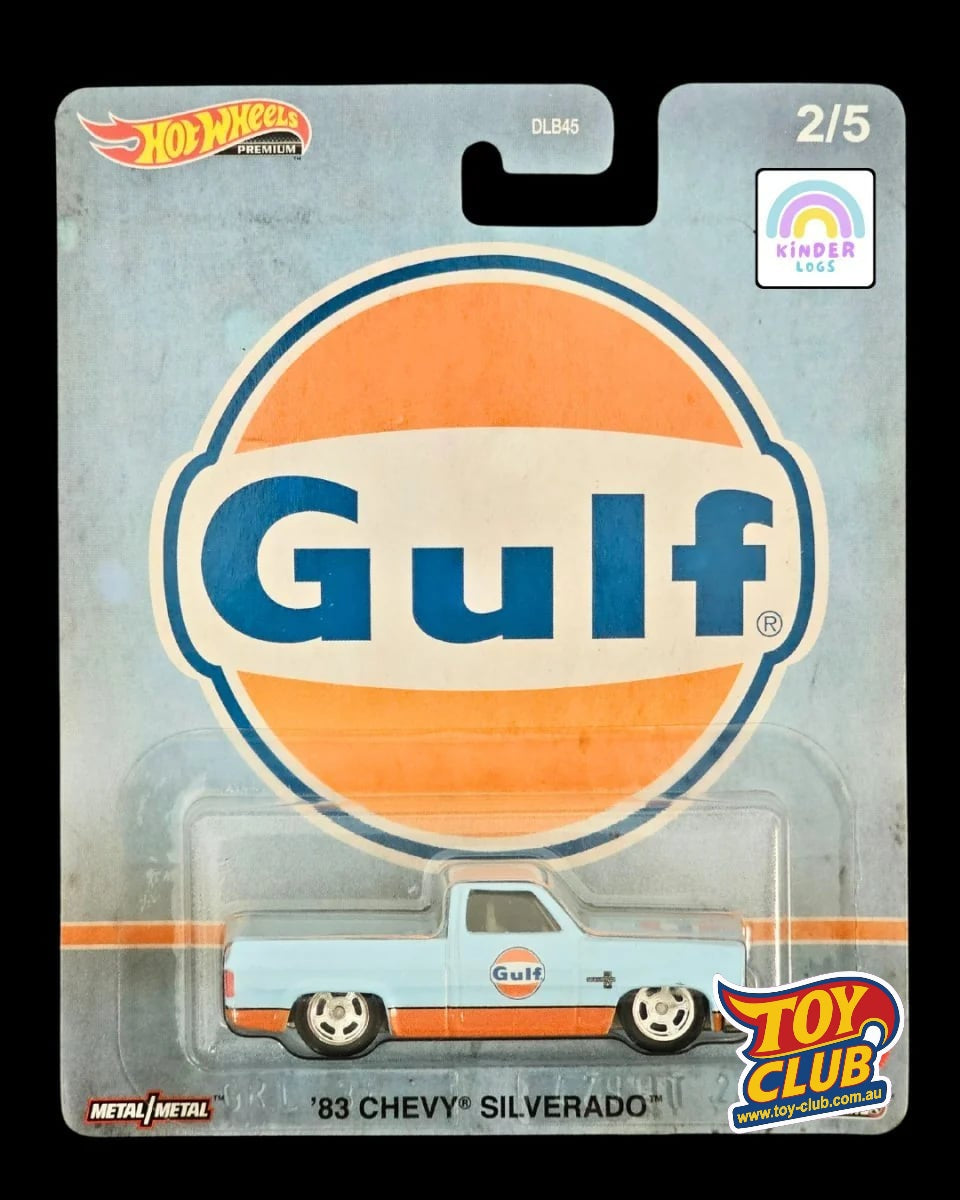 2020 Hot Wheels Premium ‘83 Chevy Silverado Gulf Vintage Oil - 2/5