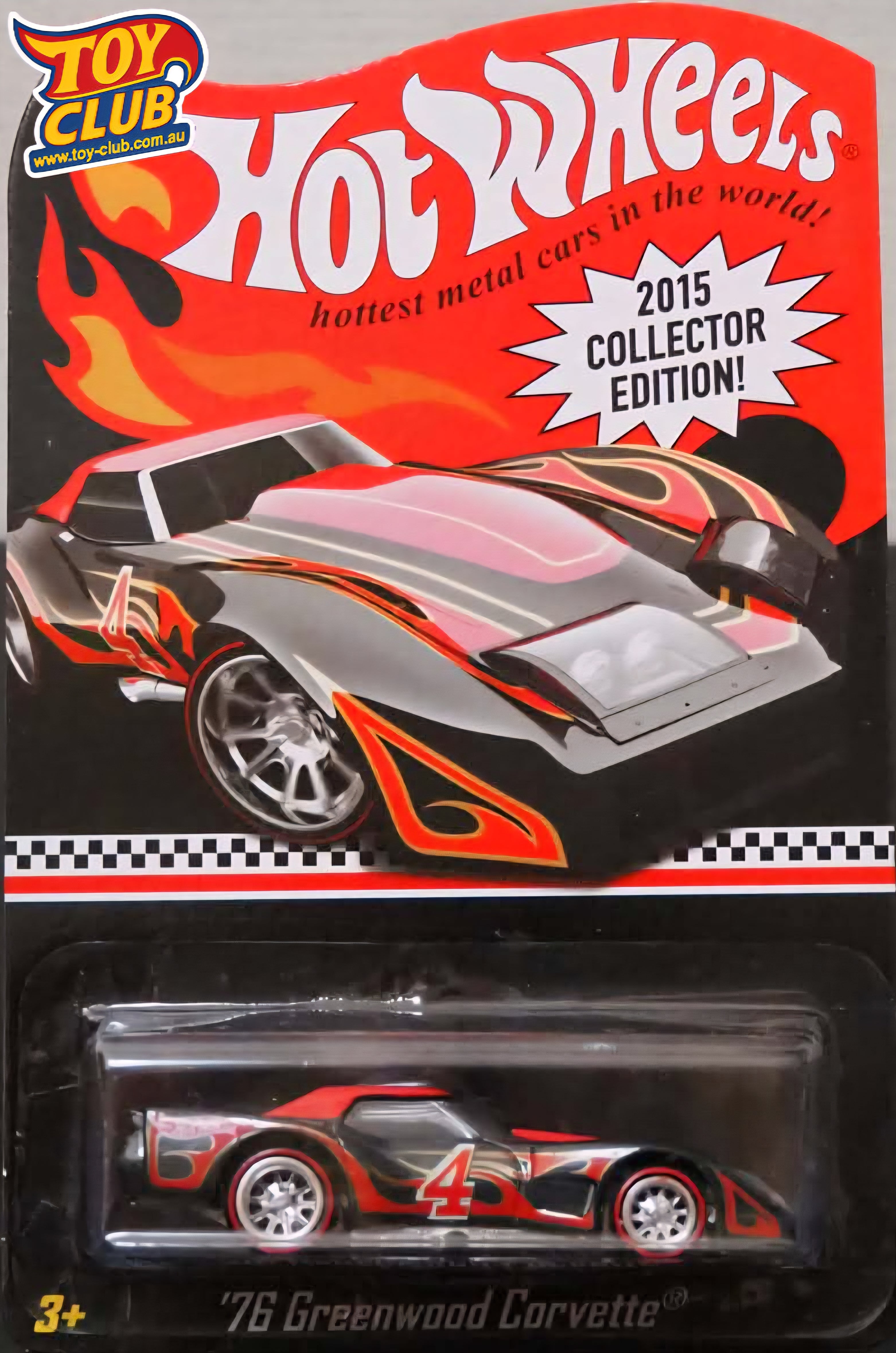 Hot Wheels RLC - '76 Greenwood Corvette - 2015 Collectors Edition