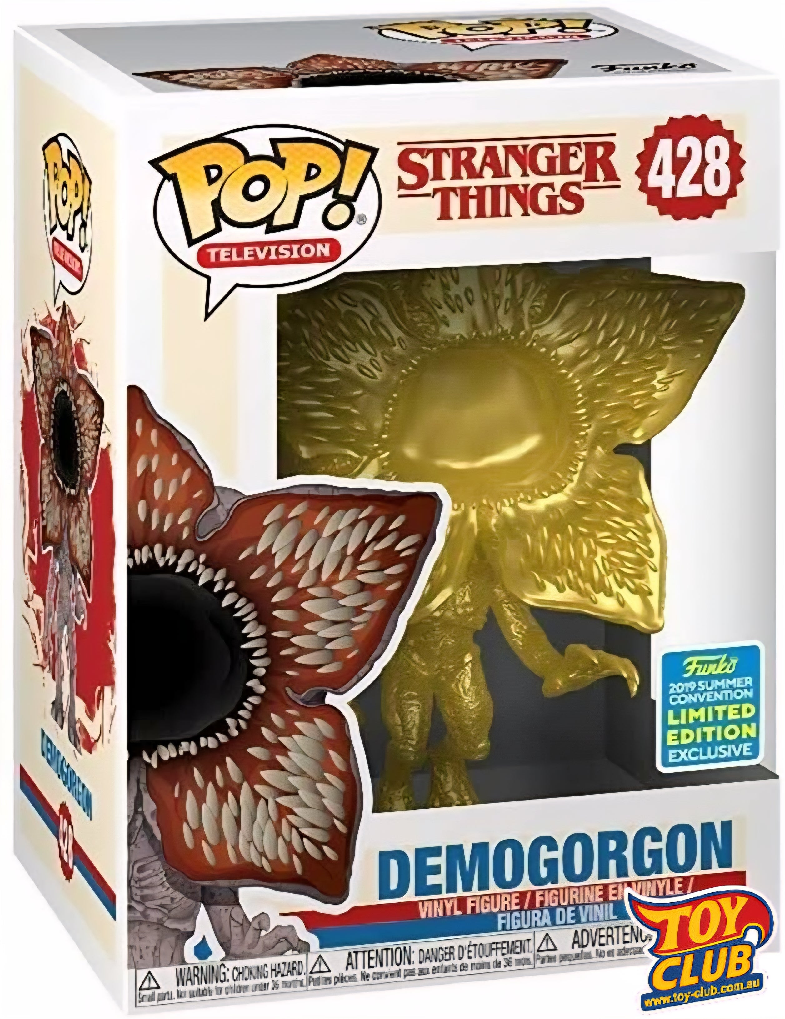 Funko Pop! Television - Stranger Things - Demogorgon - 2019 Summer Convention Limited Edition - Vinyl Figure #428