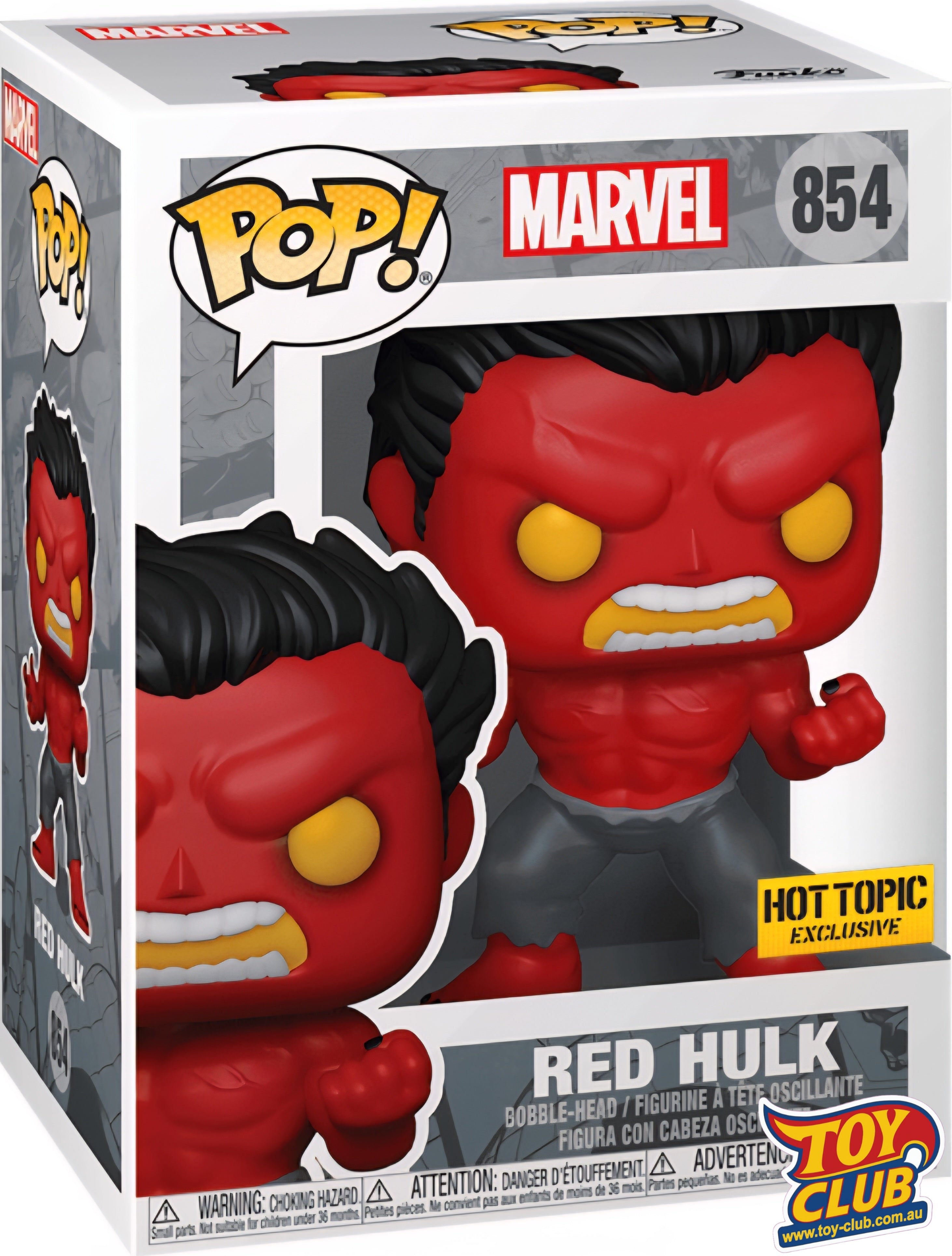 Funko Pop! Marvel - Red Hulk - Vinyl Figure #854