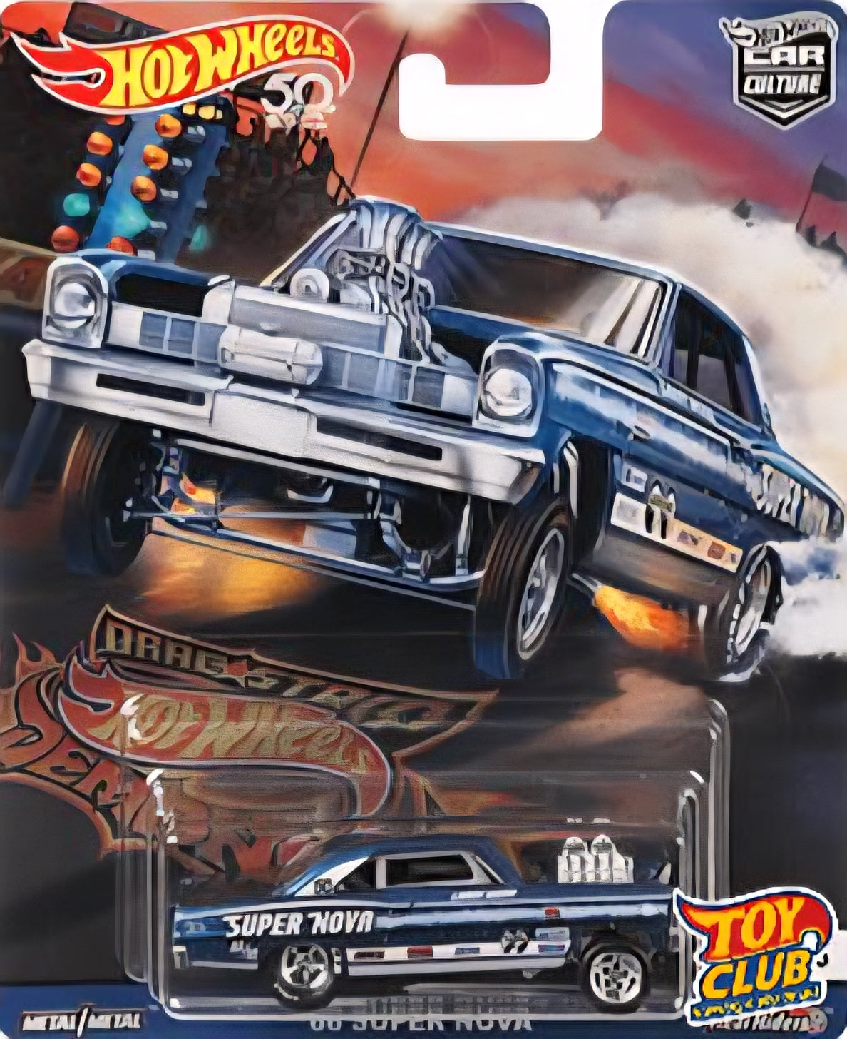 Hot Wheels Premium - Dragstrip Demons - '66 Super Nova 5/5