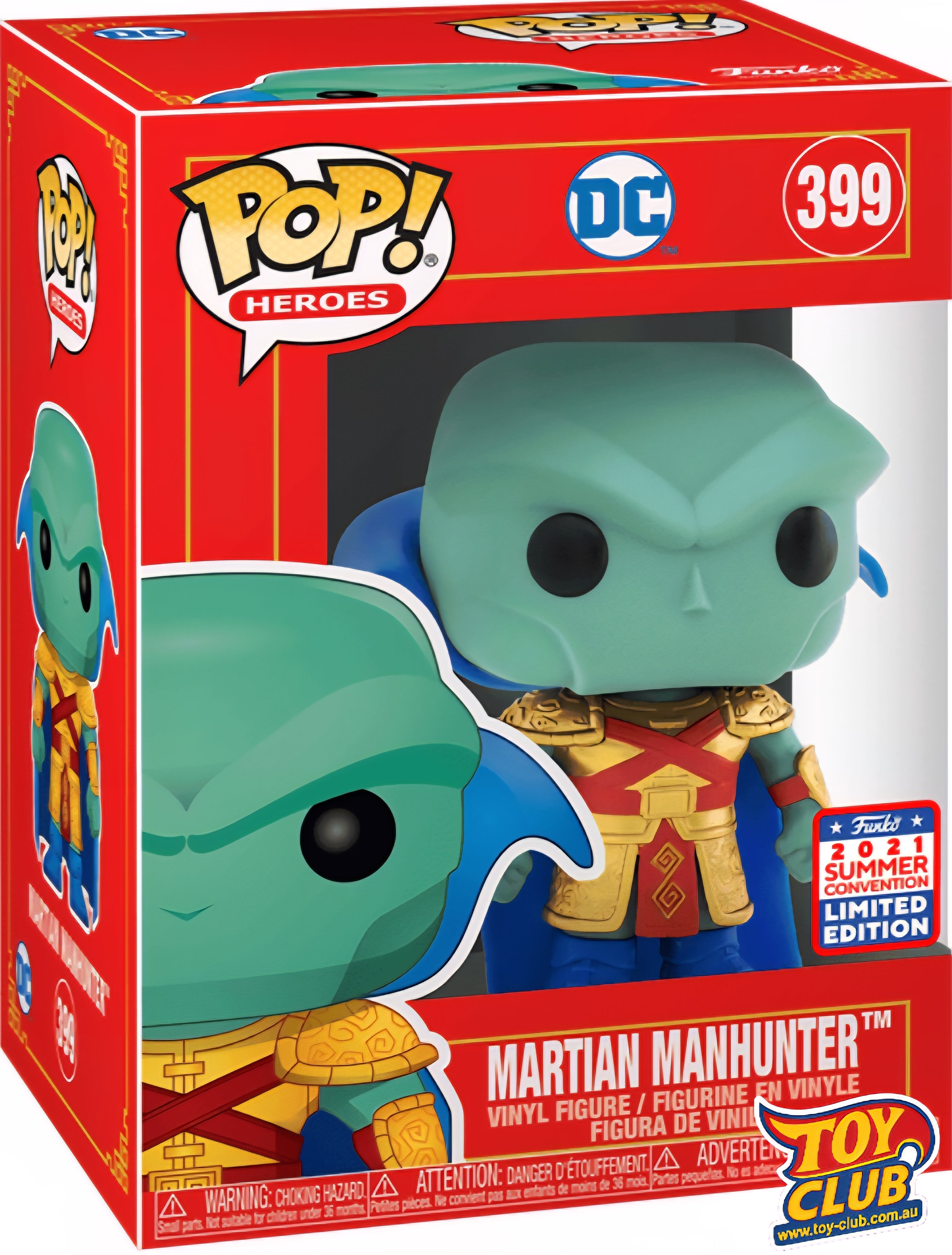 Funko Pop! DC Comics - Martian Manhaunter - Summer Convention, Vinyl Figure #399 #54264