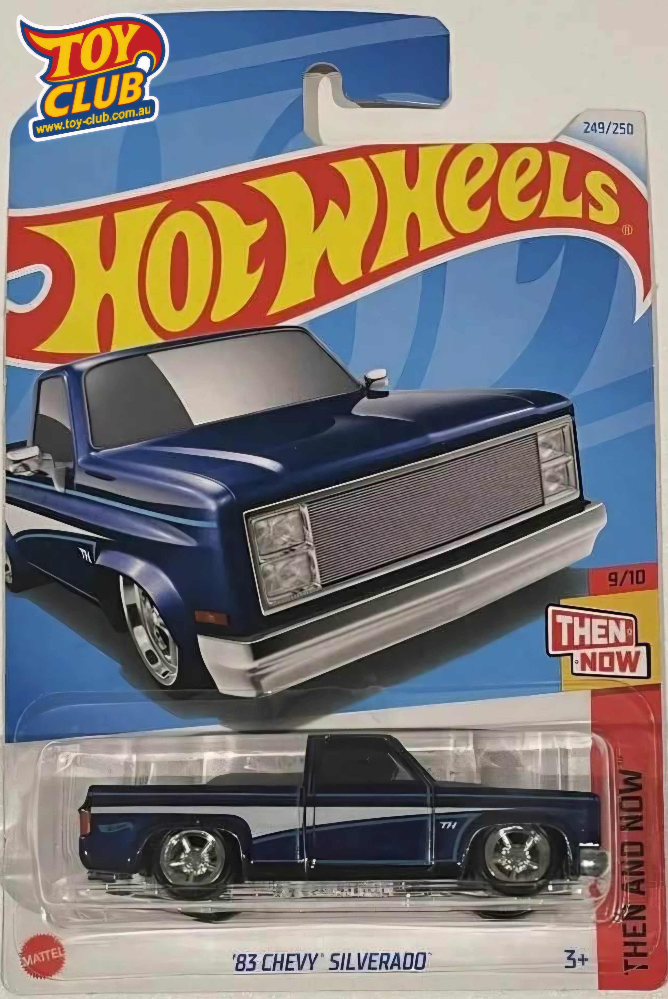 Hot Wheels 2024 ‘83 Chevy Silverado STH Super Treasure Hunt Blue Spectraflame