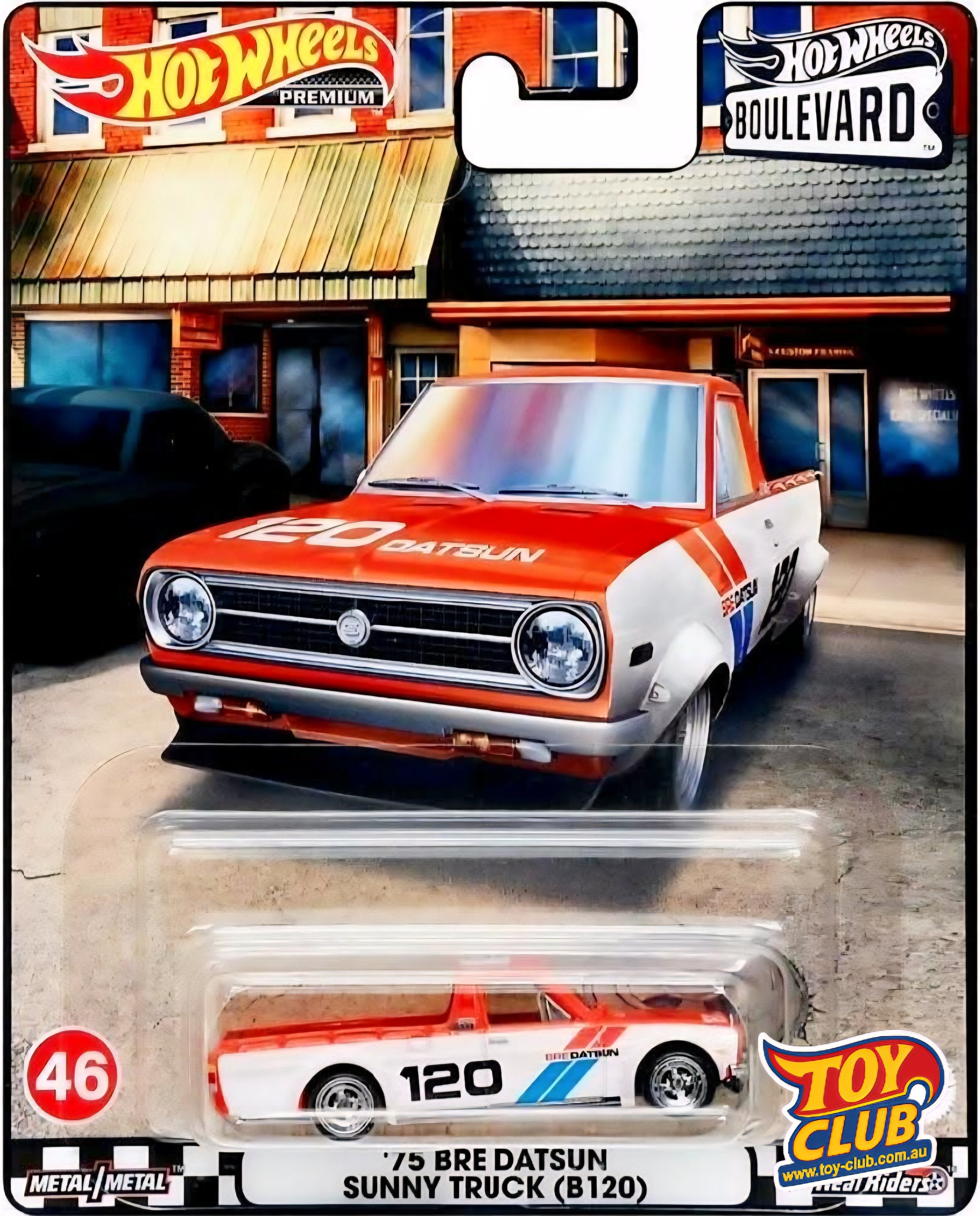 Hot Wheels - Boulevard - No.46 '75 BRE Datsun Sunny Truck - B120
