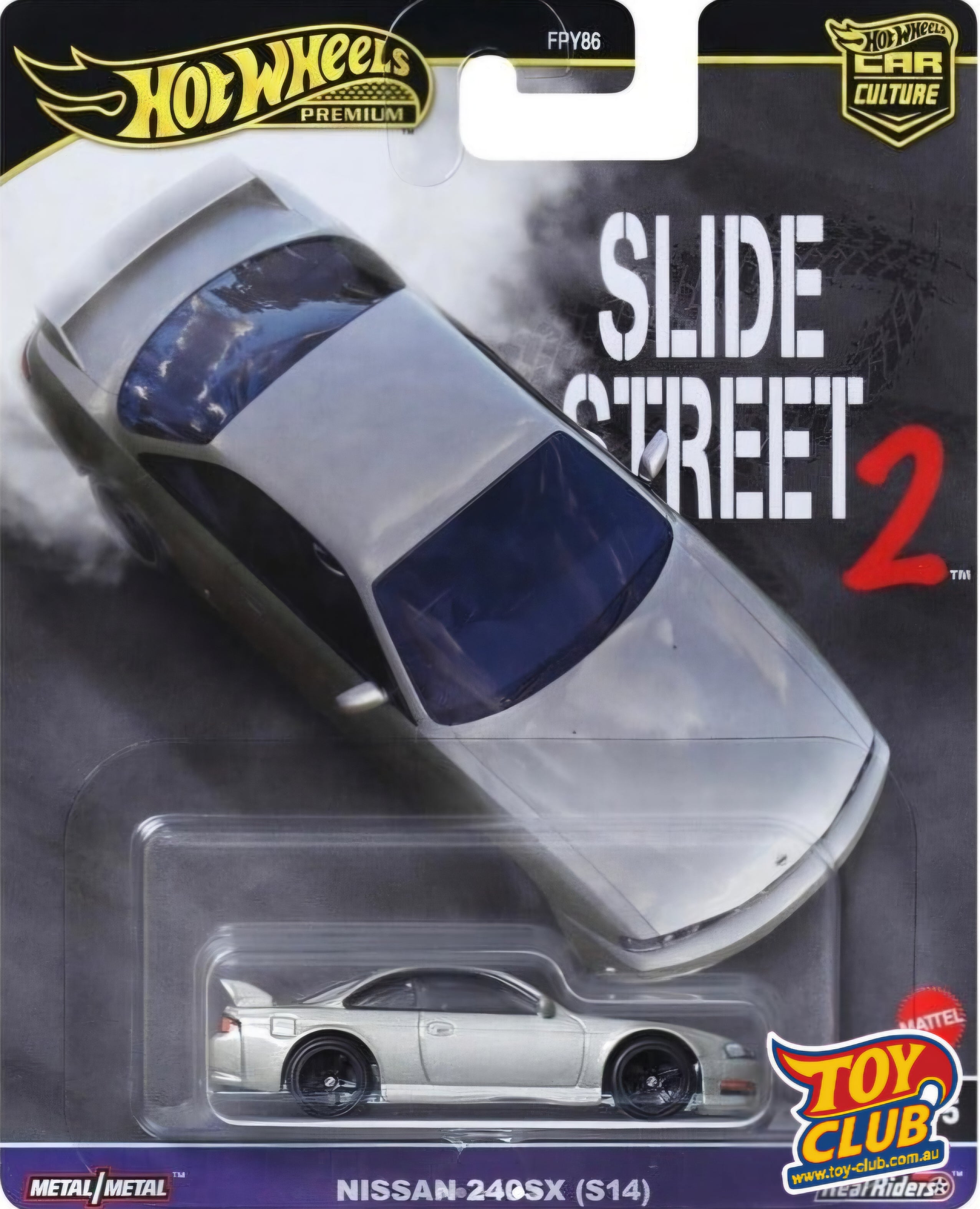 Hot Wheels Premium Car Culture Slide Street 2 Nissan 240SX (S14)